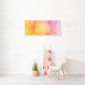 Aangepaste Zonsondergang Gradiënt Banner - Elegant (Insitu)