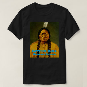 Aangepaste zonsopgang Inheems Amerikaans Indiaas H T-shirt