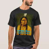 Aangepaste zonsopgang Inheems Amerikaans Indiaas H T-shirt (Voorkant)