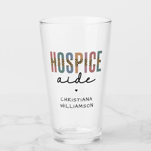 Aangepaste zorg voor hospice Aide Hospice Verpleeg Glas (Voorkant)