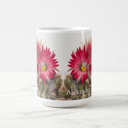 Aangepaste zuidwestrode ventilator Cactus Cacti Koffiemok (Center)