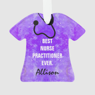 Aangepaste zurenmaker Scrub Top Stethoscoop Ornament