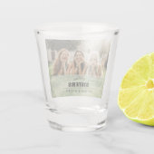 Aangepaste zusfoto shot glas (Achterkant)