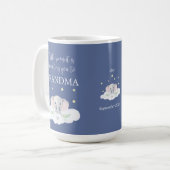 Aangepaste Zwangerschapsaankondiging Mok Schattige (Voorkant links)