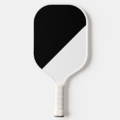 Aangepaste zwart-wit pickleball paddle (Achterkant)