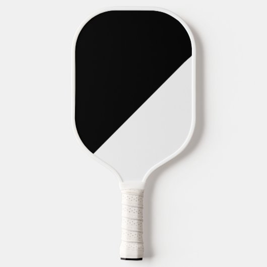 Aangepaste zwart-wit pickleball paddle (Achterkant)
