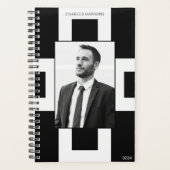 Aangepaste zwart-wit professionele foto planner (Voorkant)