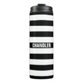 Aangepaste zwart-wittaper thermosbeker (Voorkant)