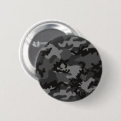 Aangepaste zwarte Camo-Button Ronde Button 5,7 Cm (Voorkant /achterkant)