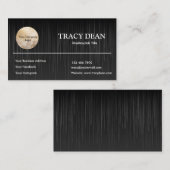 Aangepaste, zwarte en witte Professional Visitekaartje (Voorkant / Achterkant)