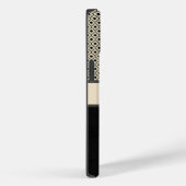 Aangepaste zwarte Stippen telefoontas Case-Mate iPhone Case (Achterkant / Rechts)