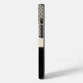 Aangepaste zwarte Stippen telefoontas Case-Mate iPhone Case (Achterkant / Links)