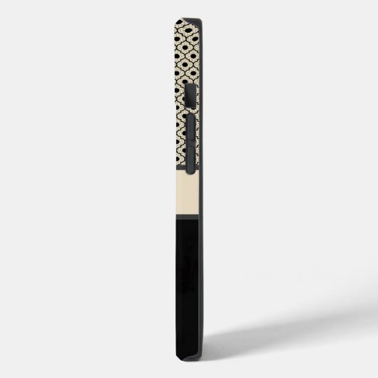 Aangepaste zwarte Stippen telefoontas Case-Mate iPhone Case (Achterkant / Links)