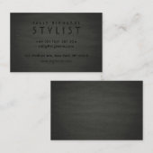 Aangepaste zwarte Visitekaartjes (Voorkant / Achterkant)