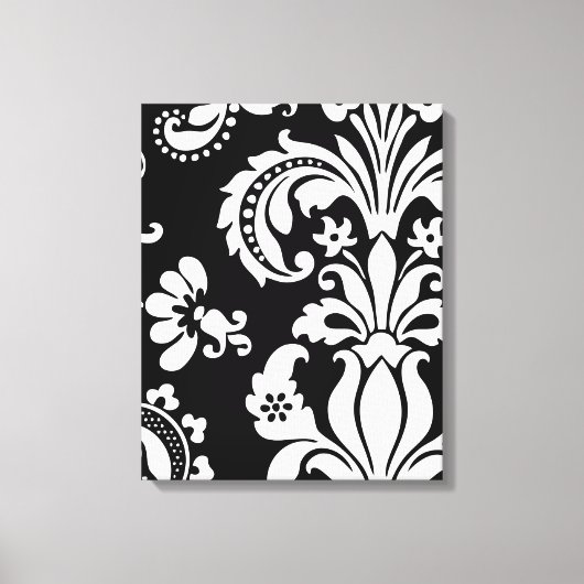 Aangepaste zwartwitscherm canvas afdruk (Voorkant)