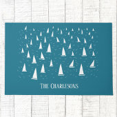 Aangepaste zweefboot Nautical Deurmat