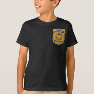 Aangepersonaliseerd politieagent Badge Shirt