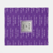 Aangepersonaliseerde Afstuderen-nadenklasse van he Fleece Deken (Voorkant (Horizontaal))