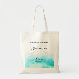 Aangepersonaliseerde annulering van bestemmingsbru tote bag