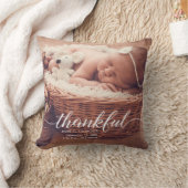 Aangepersonaliseerde baby bekendmaking dankzij fot kussen (Deken)