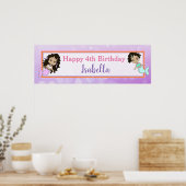 Aangepersonaliseerde banner voor Zeemeermin Poster (Keuken)