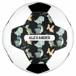 Aangepersonaliseerde Dinosaur van de NaamDouane Voetbal