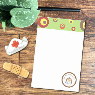 Aangepersonaliseerde eels-egel-cartoon voor school post-it® notes