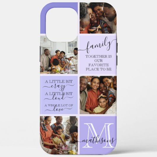 Aangepersonaliseerde familiefotogrammofooncologe f Case-Mate iPhone case (Achterkant)