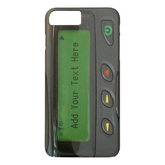 Aangepersonaliseerde Funny 90s Oude School Pager iPhone 8 Plus / 7 Plus Hoesje