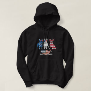 Aangepersonaliseerde Funny American Bulldogs gewel Hoodie