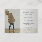 Aangepersonaliseerde 'Funny Moving'-aankondiging d Informatiekaartje (Voorkant)