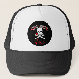 Aangepersonaliseerde Jolly Roger (Roos) Trucker Ha Pet