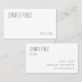 Aangepersonaliseerde Moderne Minimale Sjabloon voo Visitekaartje (Voorkant / Achterkant)