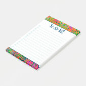 Aangepersonaliseerde naam Abstract kleurig om lijs Post-it® Notes (Schuin)