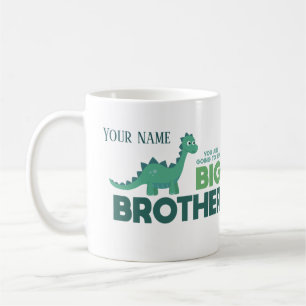 Aangepersonaliseerde naam grote broeraankondigings koffiemok