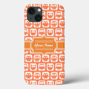 Aangepersonaliseerde naam Oranje eigenaar N1 iPhone 13 Hoesje