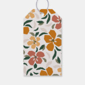 Aangepersonaliseerde naam Plant uit najaar botanis Cadeaulabel (Achterkant)