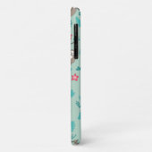Aangepersonaliseerde naam van Cute Sloth Pattern Case-Mate iPhone Case (Achterkant/links)