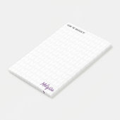 Aangepersonaliseerde notities voor het uitlijnen v post-it® notes (Schuin)