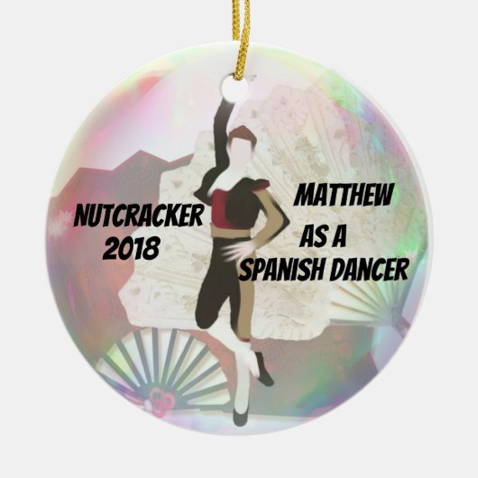 Aangepersonaliseerde Nutcracker Ornament - Spaanse (Voorkant)
