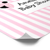 Aangepersonaliseerde Poster Keepomwille voor Roze  (Hoek)