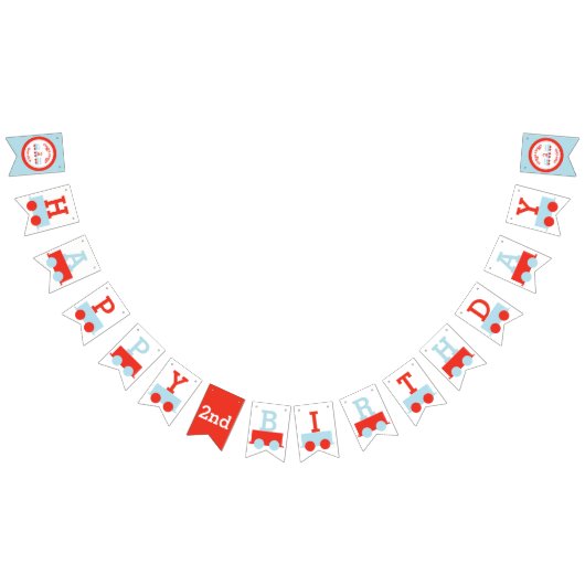 Aangepersonaliseerde reisbanner vlaggetjes (Alle)