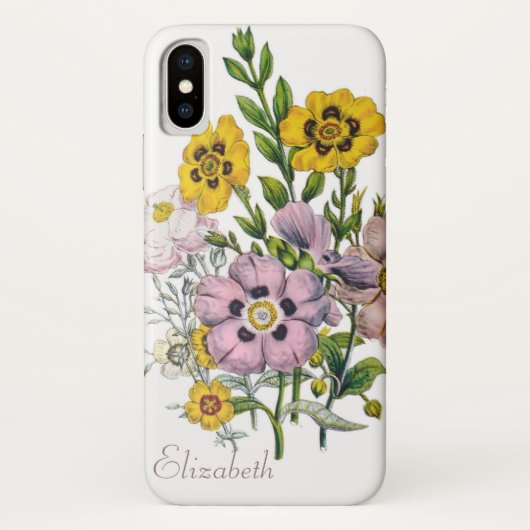 Aangepersonaliseerde Rockroses Case-Mate iPhone Case (Achterkant)