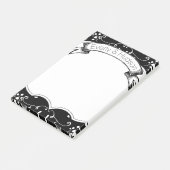 Aangepersonaliseerde Rustic Floral Post-it® notes (Schuin)