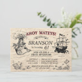 Aangepersonaliseerde scheepvaart kaart (Staand voorkant)