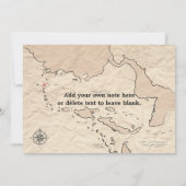 Aangepersonaliseerde scheepvaart kaart (Achterkant)