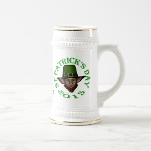 Aangepersonaliseerde St Patrick's day Bierpul