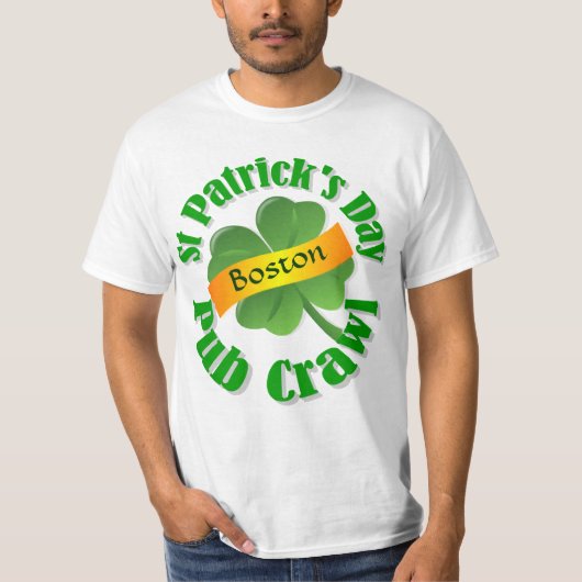 Aangepersonaliseerde St Patrick's day T-shirt (Voorkant)