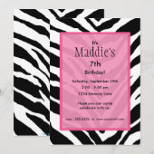 Aangepersonaliseerde uitnodiging op zaterdag (Voorkant / Achterkant)