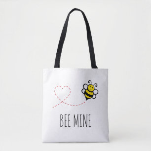 Aangepersonaliseerde Valentijn Quote - Bijenmijn C Draagtas